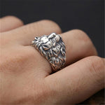 Lion ring sterling silver nz