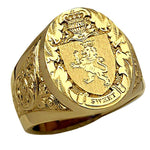Lion seal signet ring nz