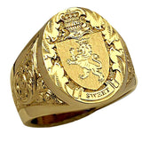 Lion seal signet ring nz