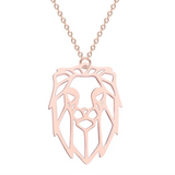 Lion simple necklace women Pink nz