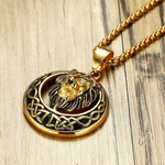 Lion snake necklace nz