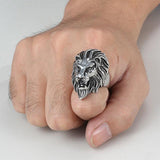 Lion stainless steel ring nz