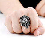 Lion stainless steel ring nz