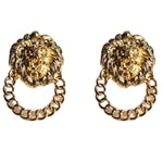Lion symbol earrings nz