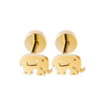 Little Golden elephant earrings nz