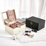 Lockable Jewelry Box with Drawer nz