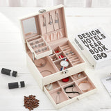 Lockable Jewelry Box with Drawer nz