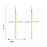 Long cross earrings nz