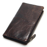 Long leather wallet nz