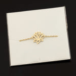 Lotus anklet Gold nz