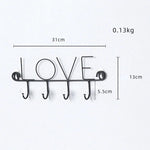 Love wall key holder Black nz