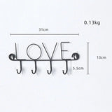 Love wall key holder Black nz