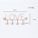 Love wall key holder Pink nz