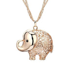 Loyal elephant pendant Gold nz