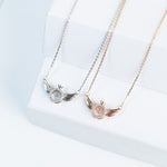 Lucky angel necklace Silver nz