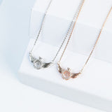 Lucky angel necklace Silver nz