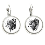 Lucky wolf earrings Tribal nz