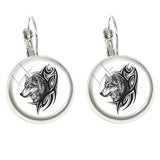 Lucky wolf earrings Tribal nz