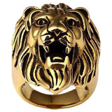 Luxurious Lion ring 54.5 mm nz