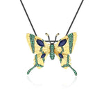 Luxurious Sapphire butterfly necklace nz