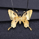 Luxurious Sapphire butterfly necklace nz