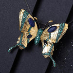 Luxurious Sapphire butterfly necklace nz