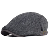 Luxury beret Dark grey / Adjustable (sizes 54 59) nz