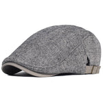 Luxury beret Grey / Adjustable (sizes 54 59) nz