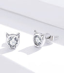Luxury cat zirconia earrings nz
