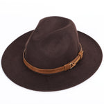 Luxury felt hat Brown nz