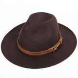 Luxury felt hat Brown nz