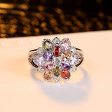 Luxury flower ring nz