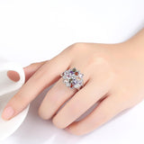Luxury flower ring nz