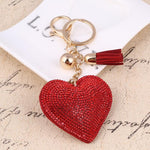 Luxury heart keyring nz