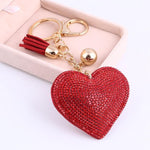 Luxury heart keyring Red nz