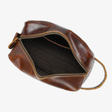 Luxury leather toiletry bag nz