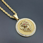 Luxury lion pendant Red nz