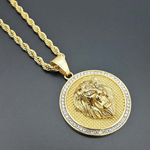 Luxury lion pendant White nz