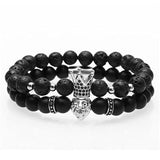 Luxury Onyx Bracelet Silver / XS: 16.5 cm nz