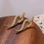 Luxury snake earrings nz