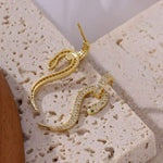 Luxury snake earrings nz