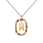 M Initial Necklace nz