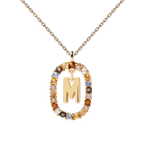 M Initial Necklace nz