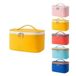 Makeup bag with multiple pockets Yellow nz