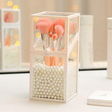 Makeup brush storage box White Empty nz