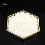 Makeup brush storage box White pearls nz