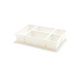 Makeup organiser with 5 compartments White nz