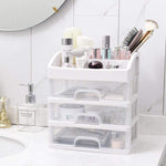 Makeup organiser with drawer 2 boxes nz