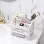 Makeup organiser with drawer 2 boxes nz