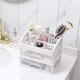 Makeup organiser with drawer 2 boxes nz